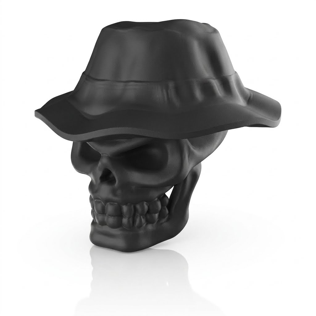 Calavera con Sombrero